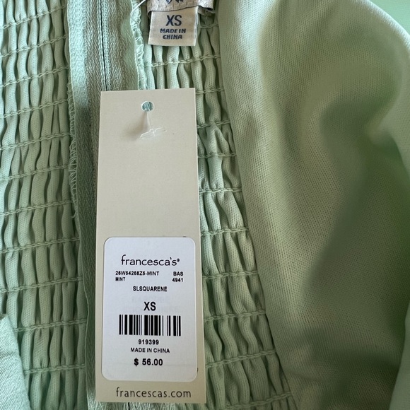 Francesca’s Mint Green Mini Dress - Picture 6 of 6